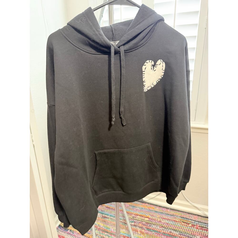 Aqua x Kerri Rosenthal Heart Hoodie Sweatshirt - Picture 2 of 6